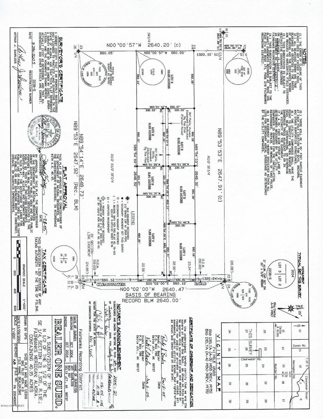 plat map