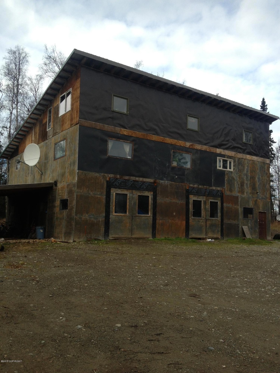 Frontal view of home
