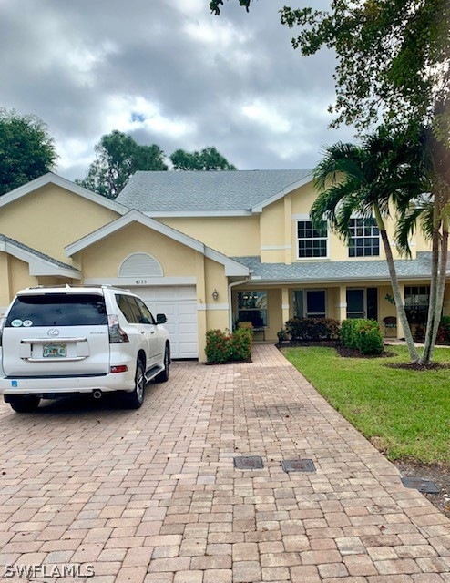 Front Elevation, New Extra Wide Paver Driveway, Ro
