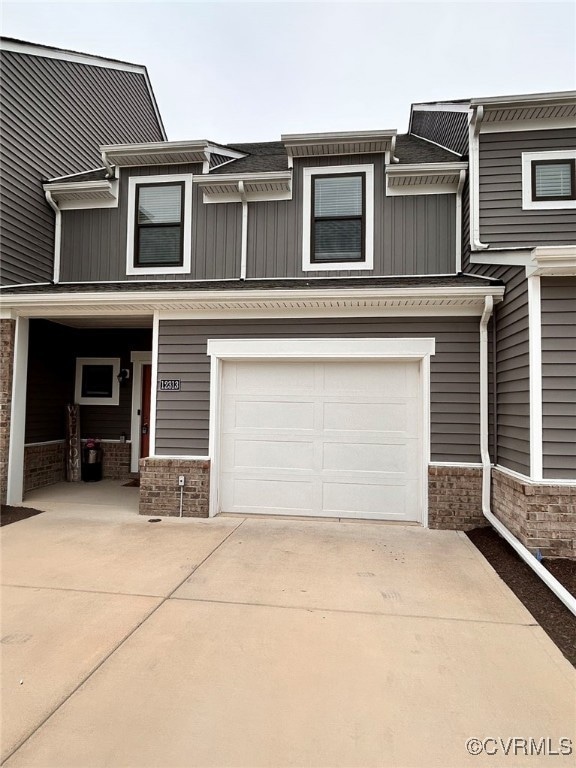 Multi unit property with board and batten siding,