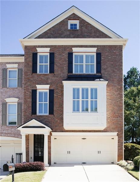 Sunny, all-brick end unit.