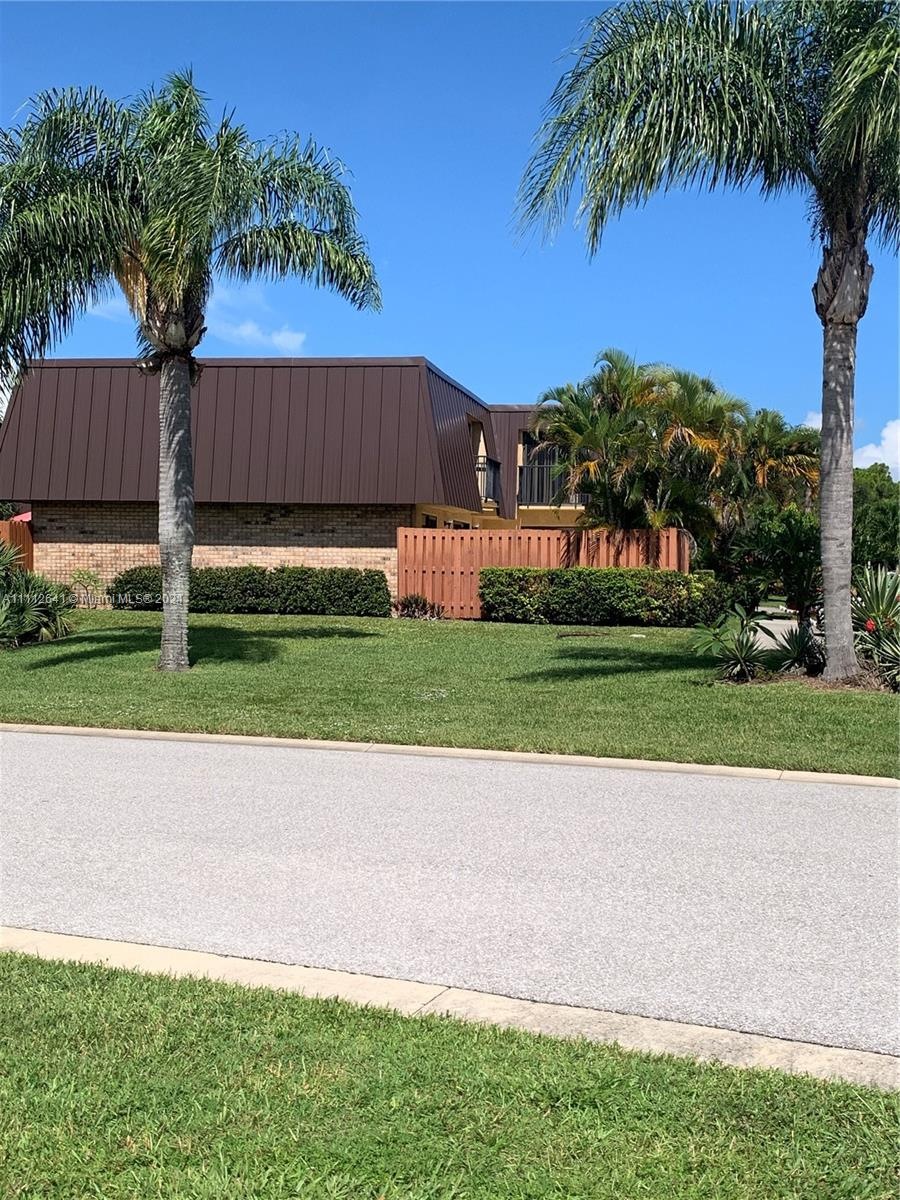 View of property from community pool right across 