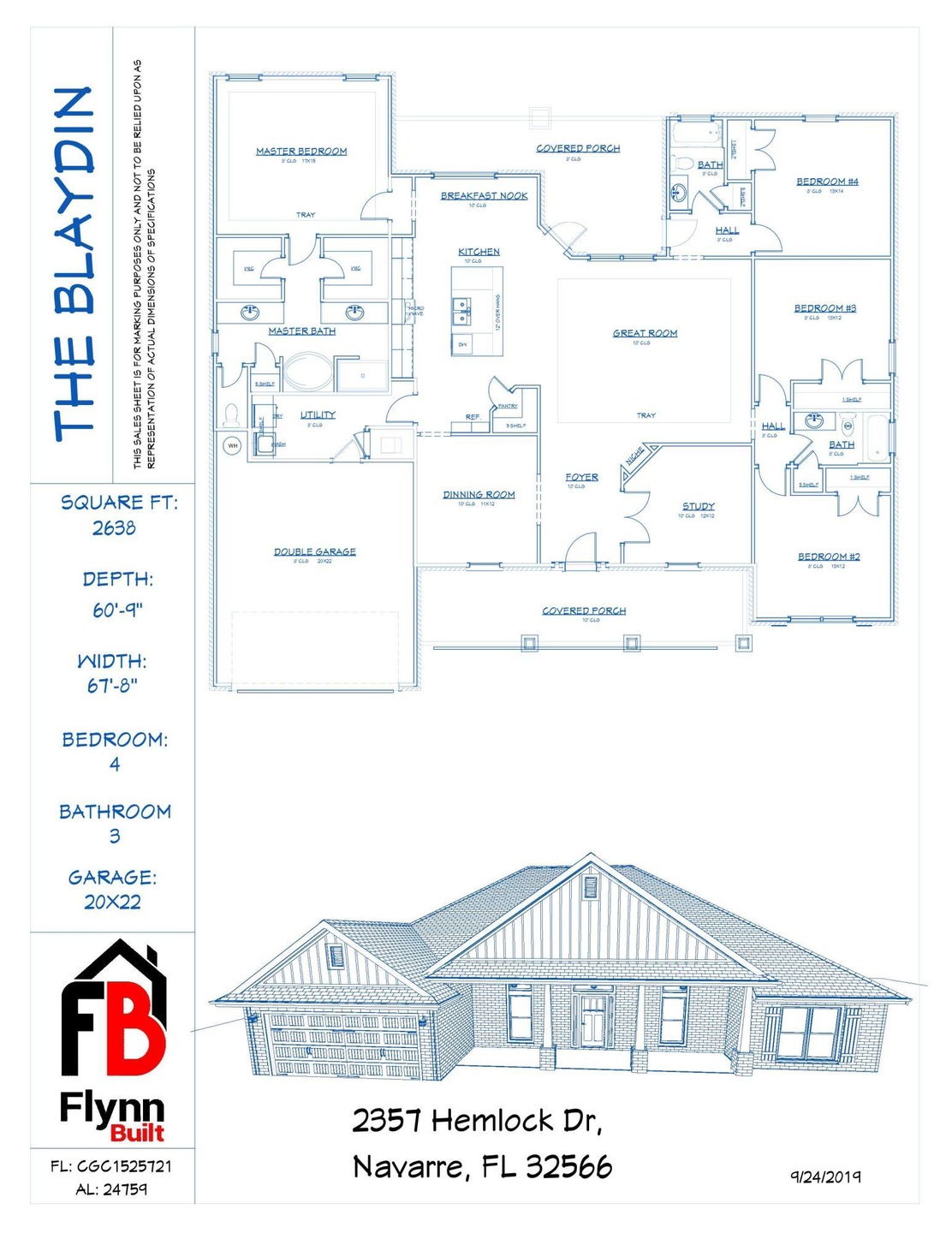 Blaydin Floor Plan
