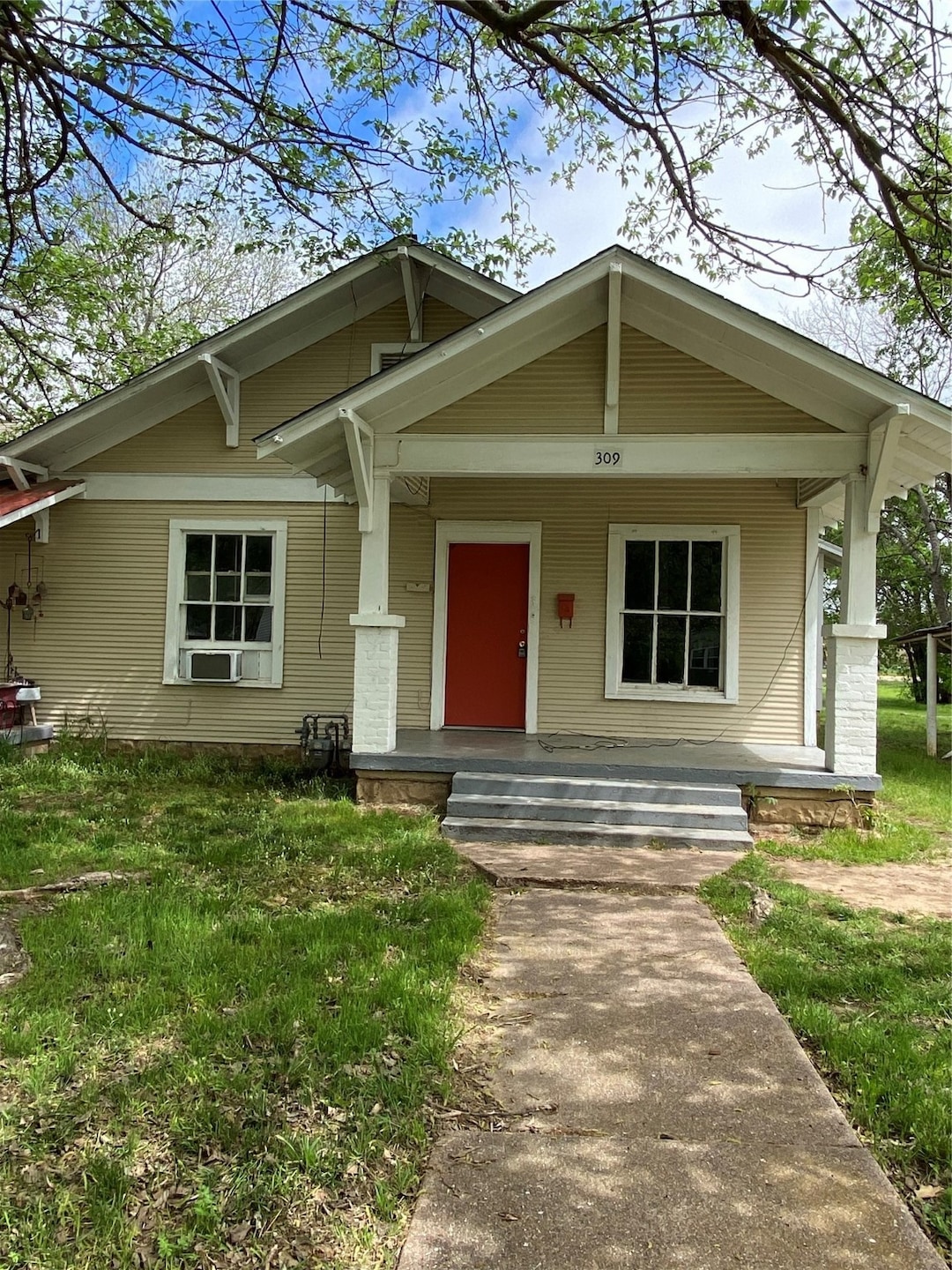 View of front of house with a porch