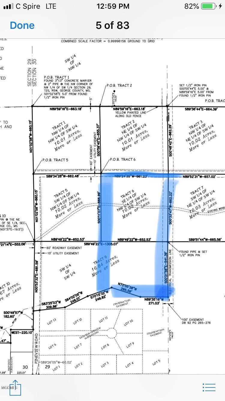 26.5+/- Ac Ward Pineview Bennie Wall Rd, Lucedale, MS 39452 - photo 1