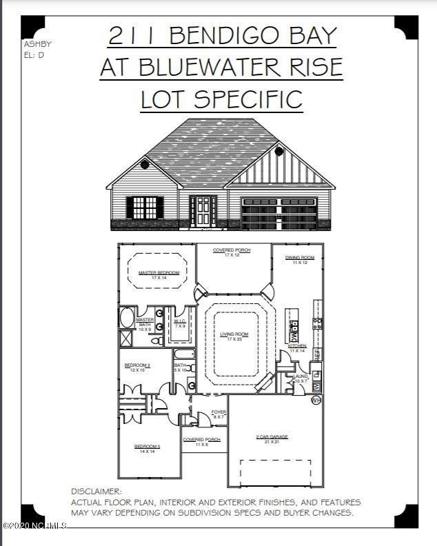 Ashby Floor Plan - Lot 211