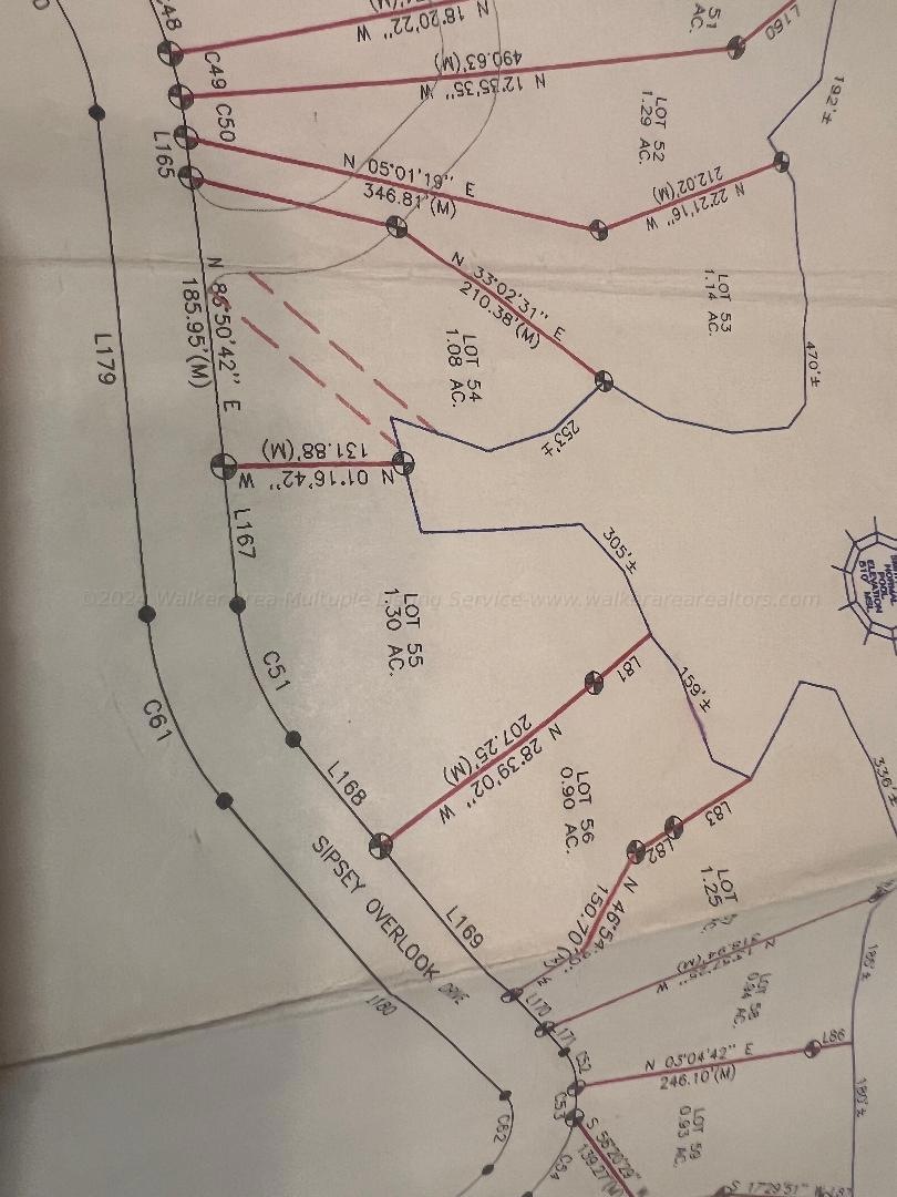 lot #54 and 55. Waterfront lots