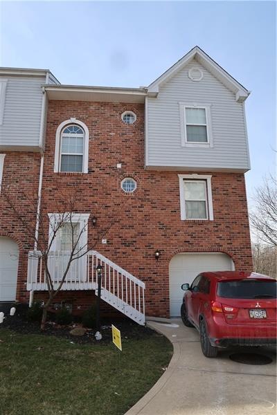 End unit townhouse with 1-car garage and 2-off str
