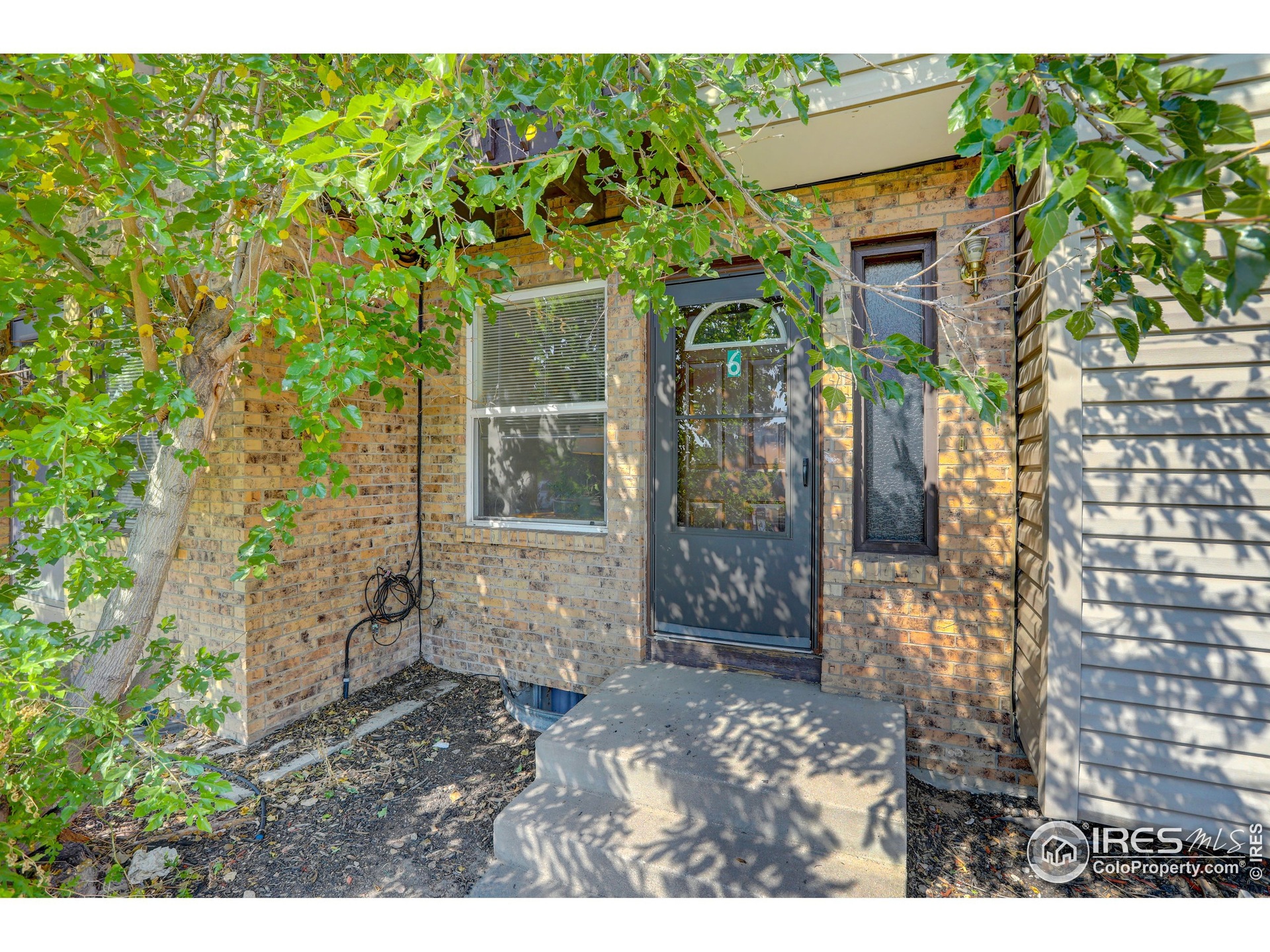 Front of unit (Tree has been trimmed since time of photo)