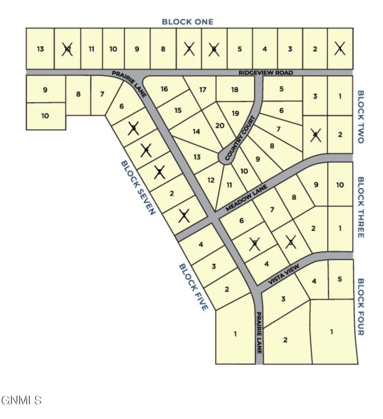 Countryside map for mls