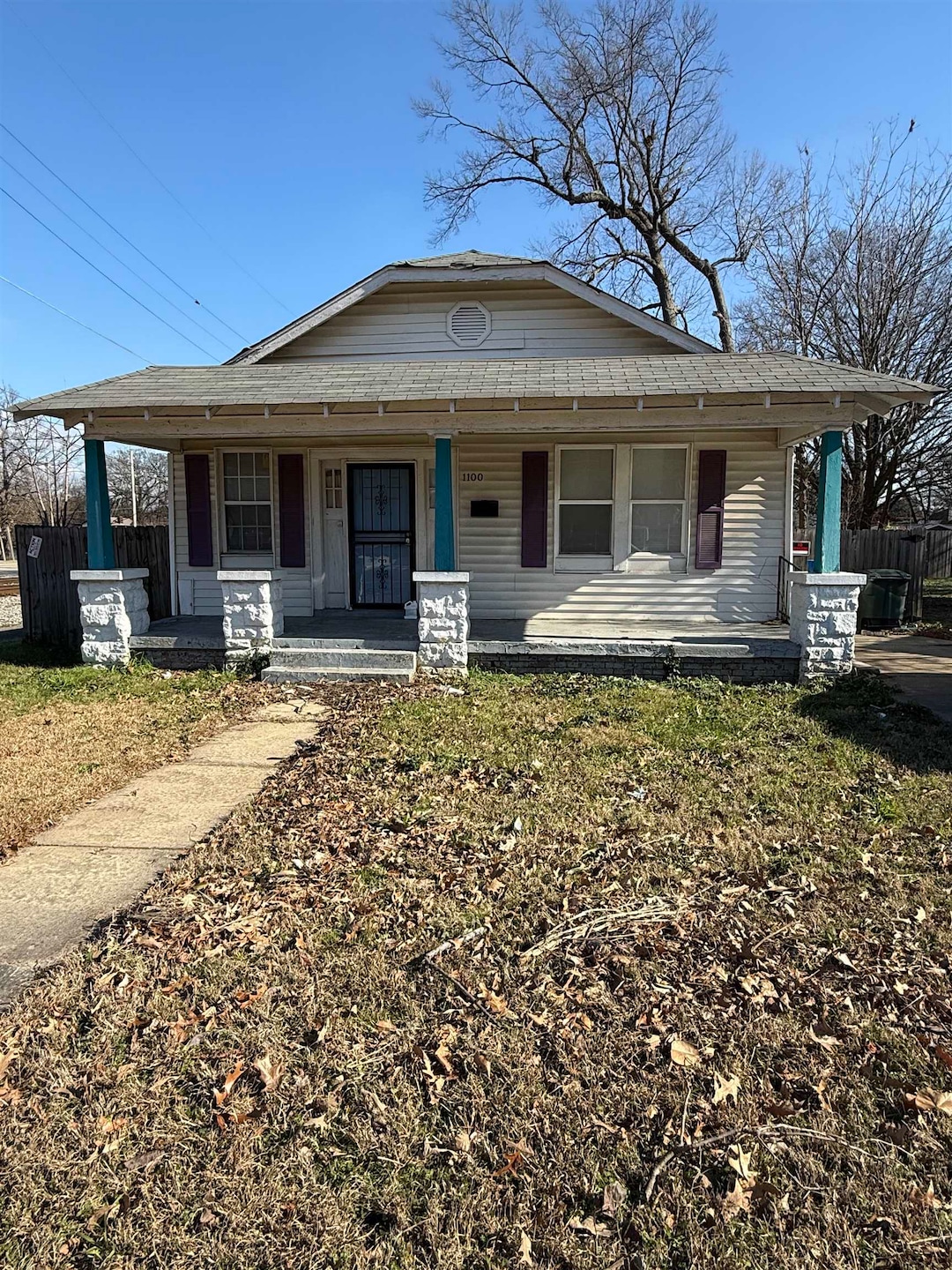 View of front facade featuring a porch