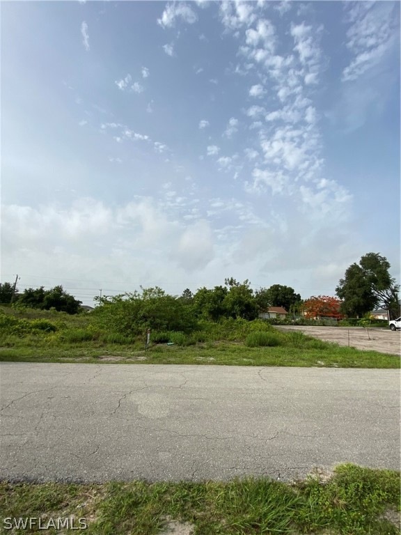 View of lot from street