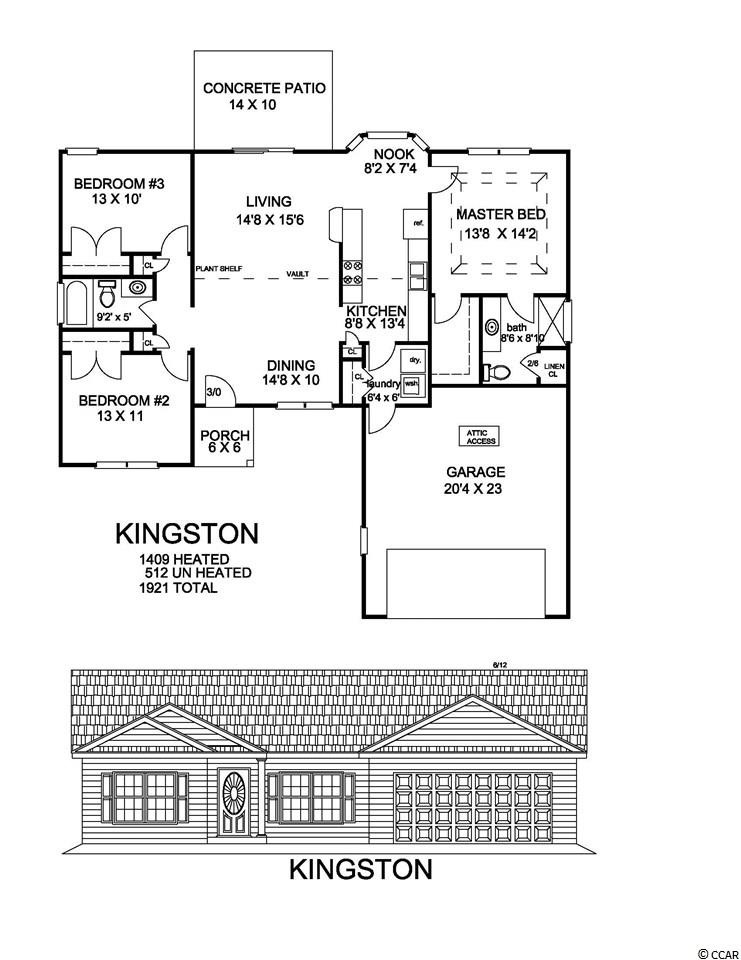 3110 Merganser Dr unit Lot 09 Kingston Plan, Conway, SC 29527 - photo 1