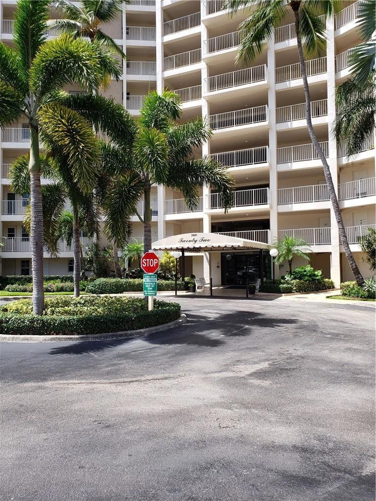 Front building entrance.