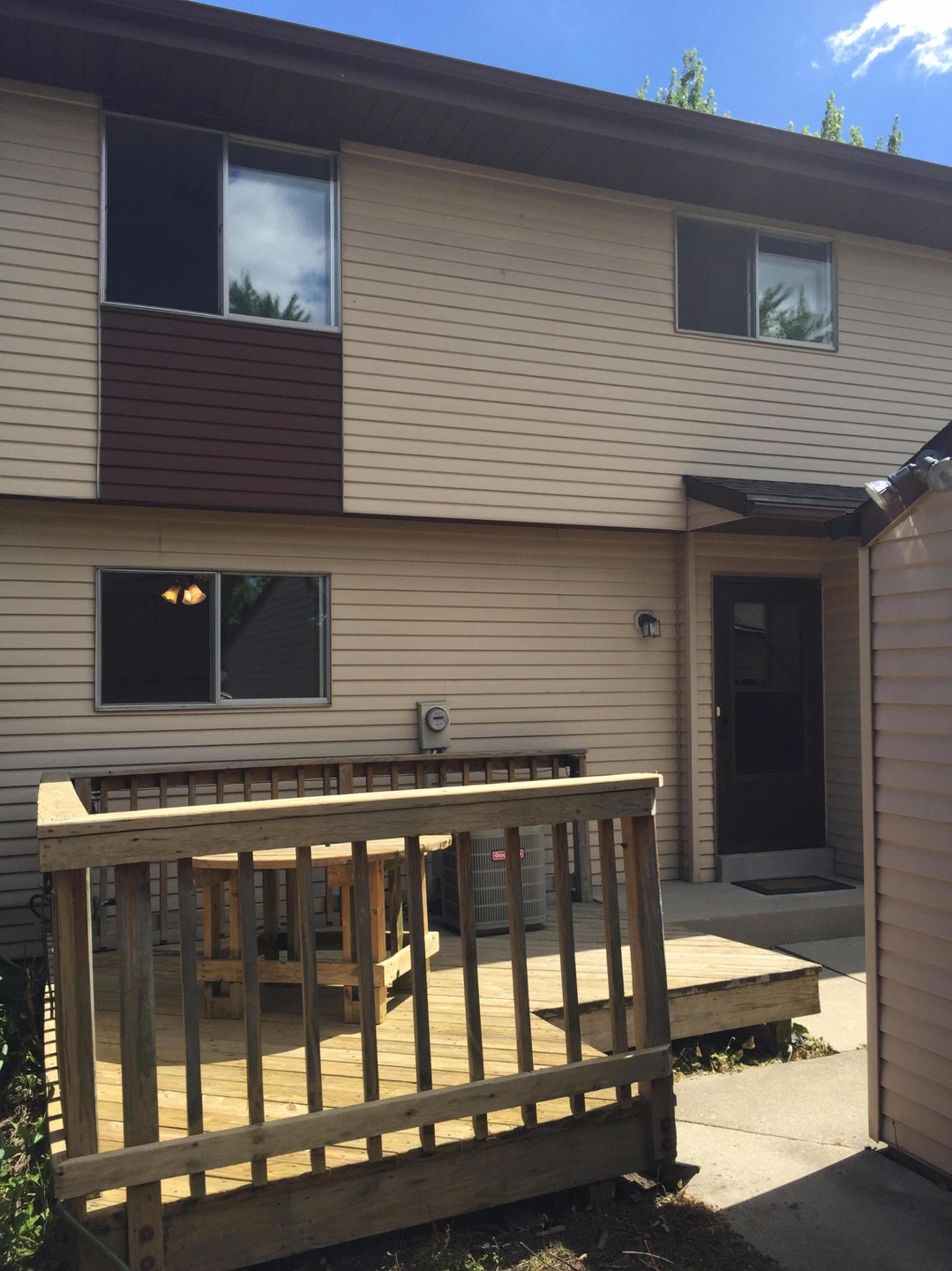 Front of Condo with Deck