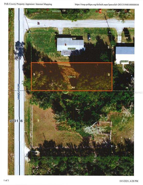 Lot on Paved County Rd