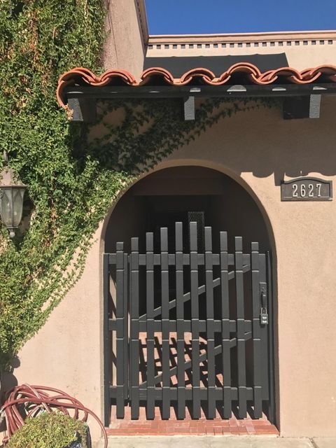 Gated Courtyard Entry