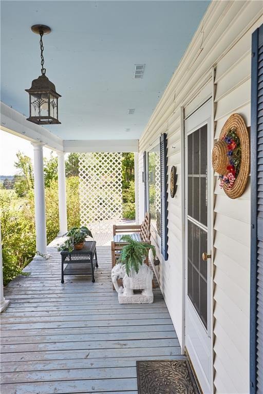 A covered front porch is so welcoming.