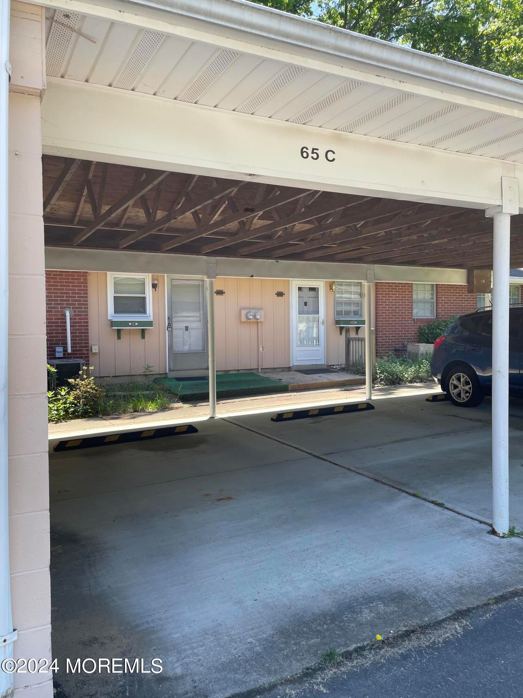 Covered Carport near your door