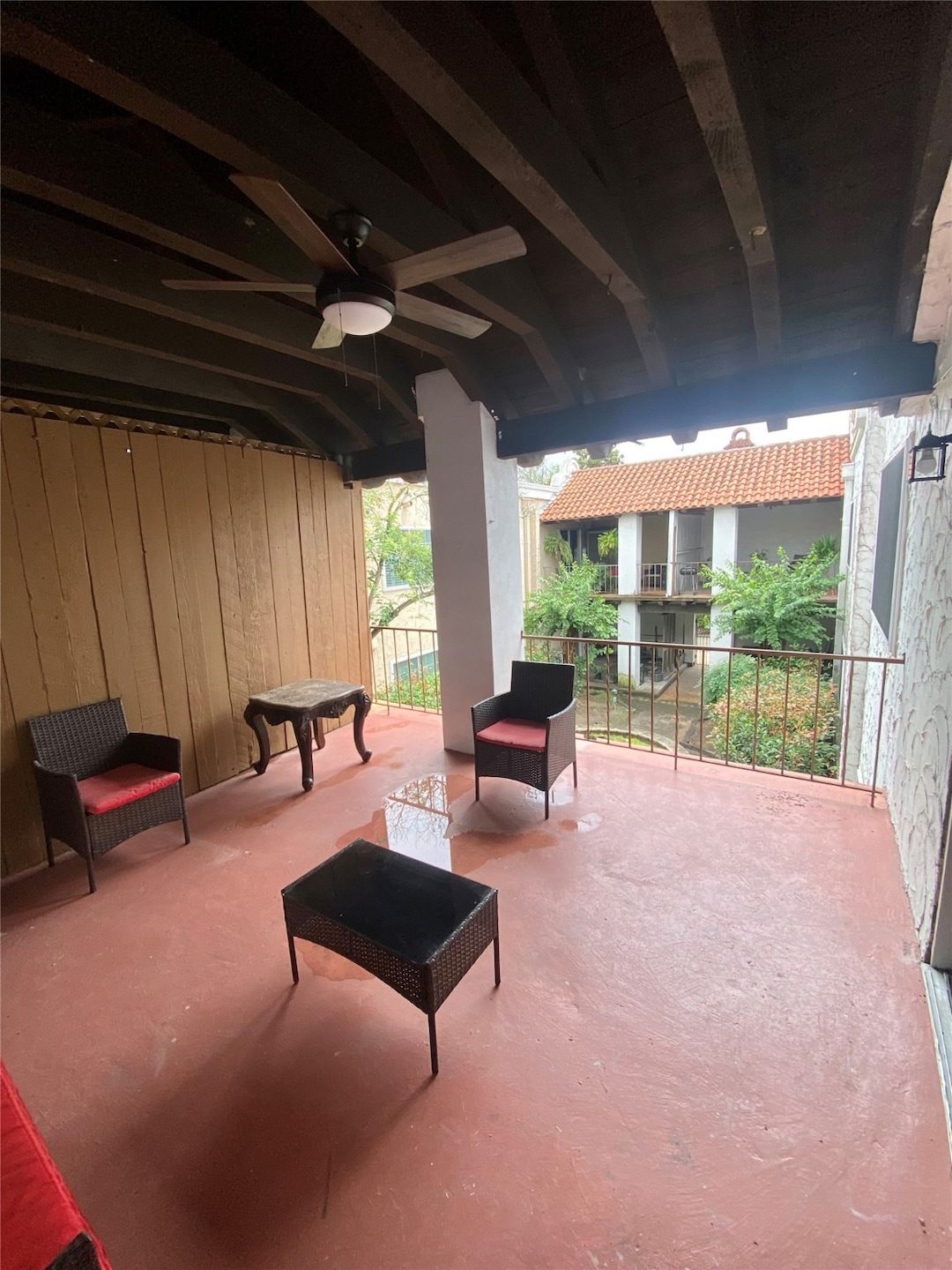 Private Patio to relax and unwind.