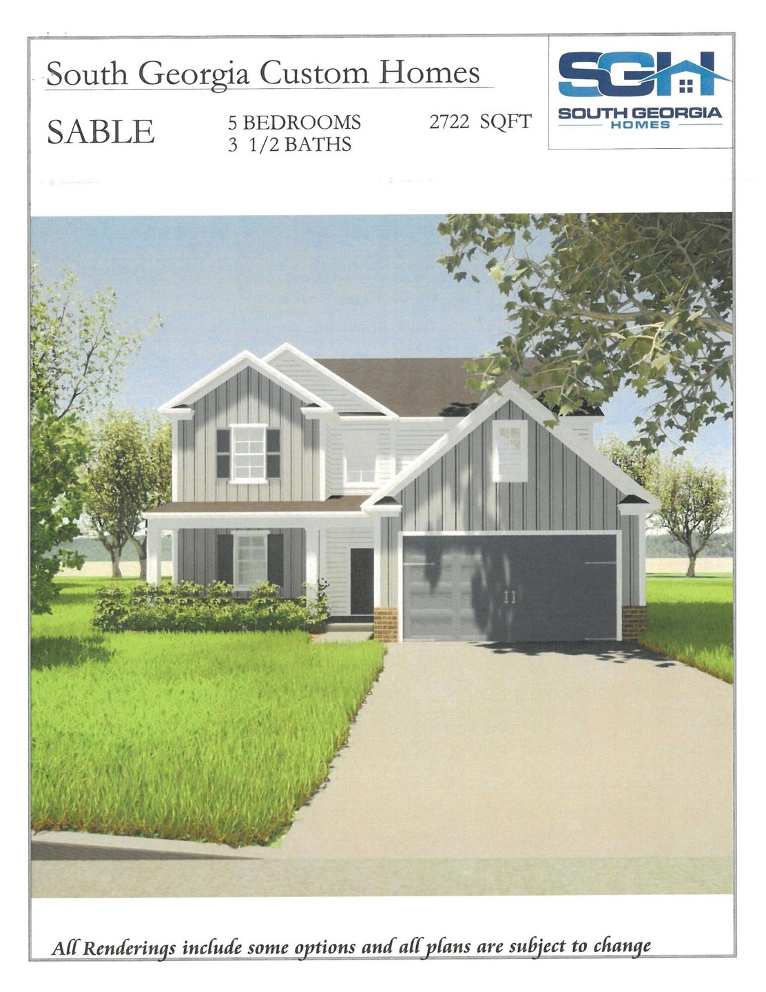 Sable Front Elevation