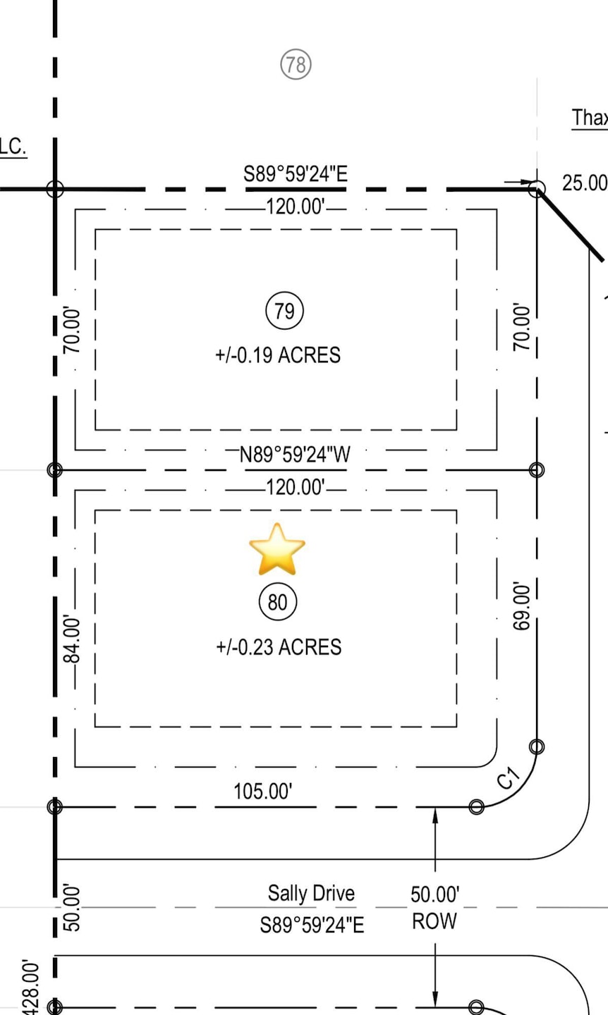 175 Lot (80) Thaxton Hills Drive