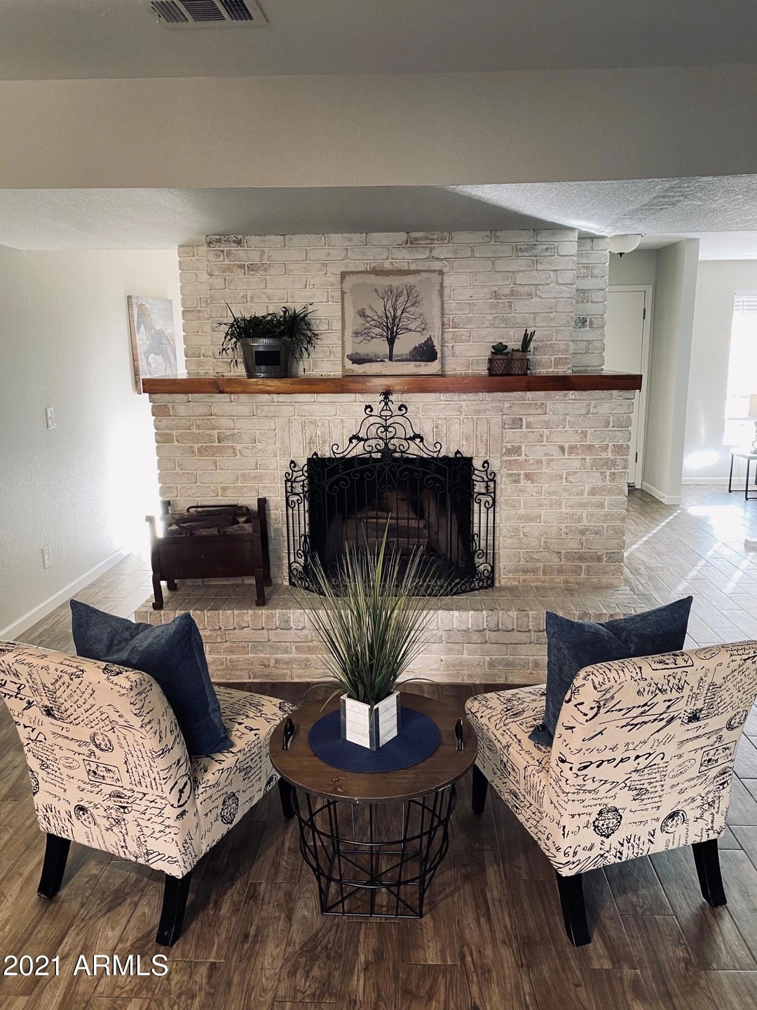 Charming fireplace