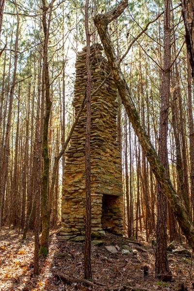 ~100 year old chimney built by the Brooke Family