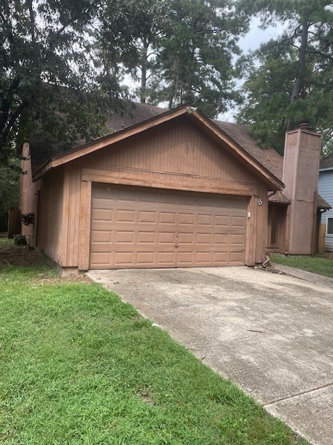 View from driveway