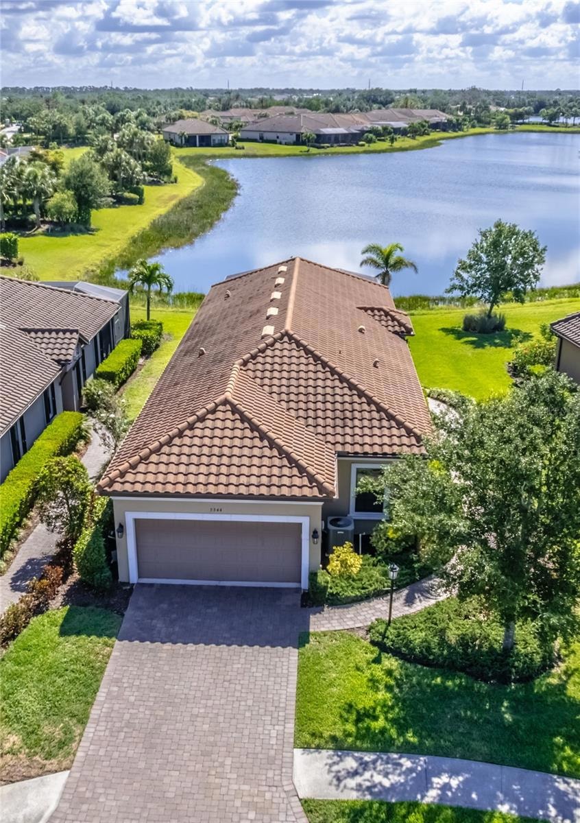 Front view with beautiful lake view