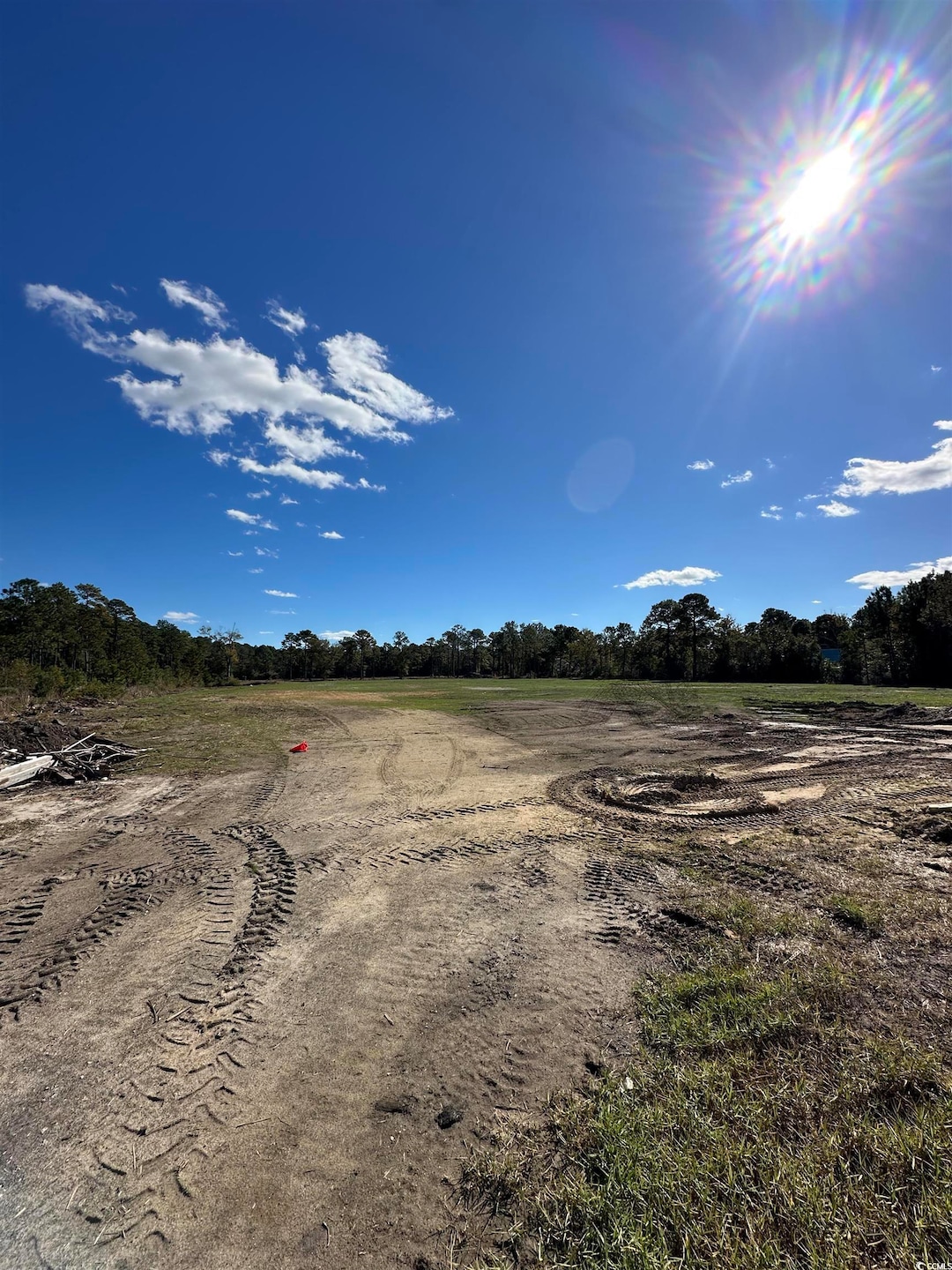View of road with a rural view