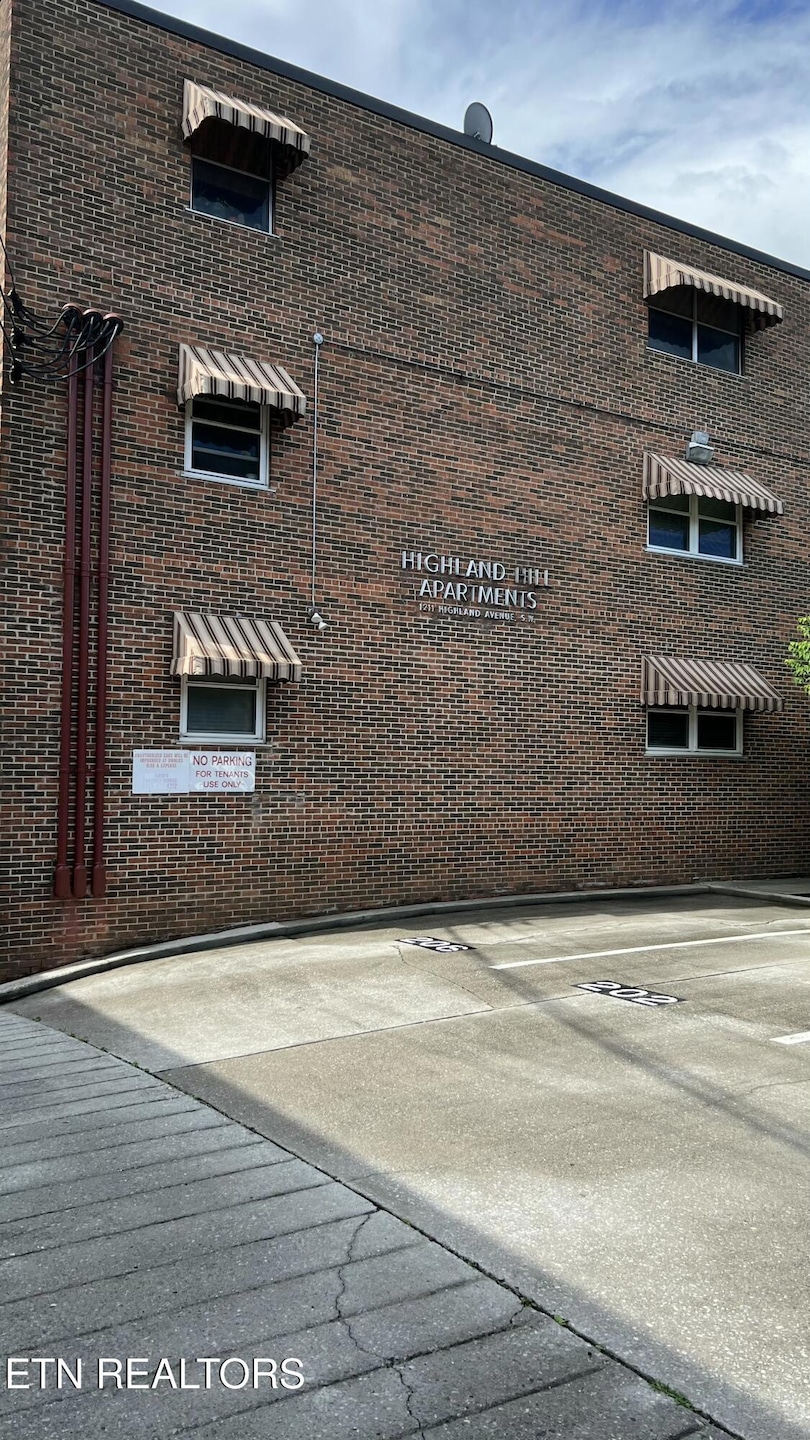 Front of building