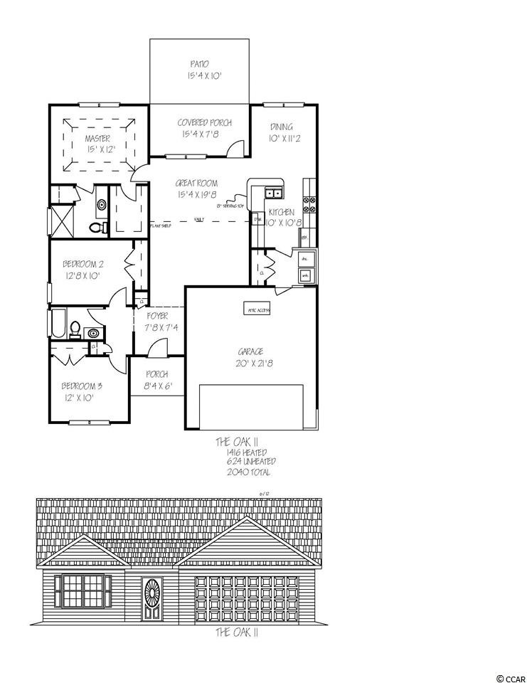 1320 Mandarin Dr unit Lot 80 Oak II Plan, Conway, SC 29527 - photo 1