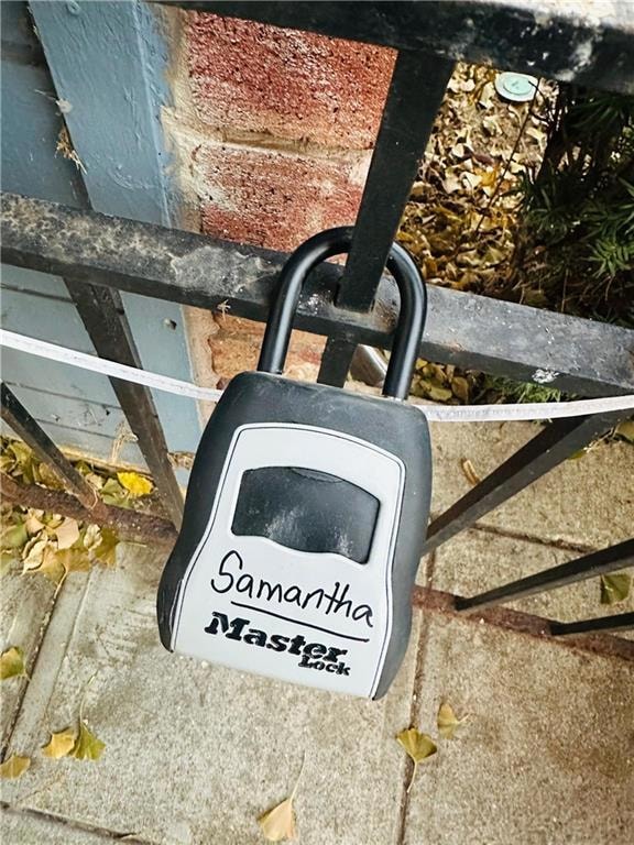 Exterior view of a lock box