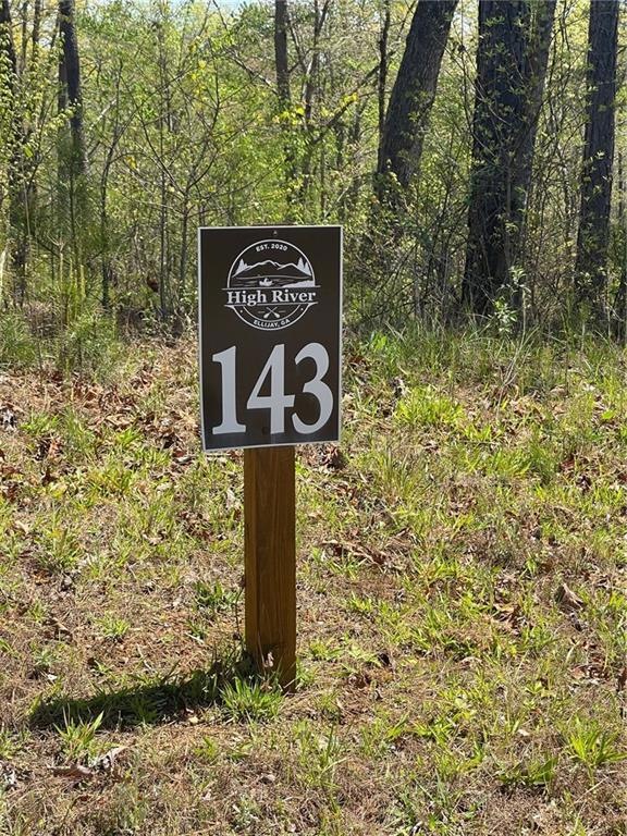 Lot sign on property