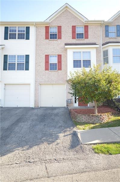 Front and 1 car garage  house with red shutters