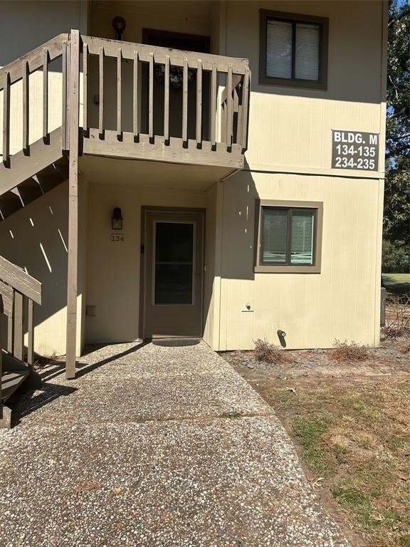 This photo shows the exterior of a two-story build
