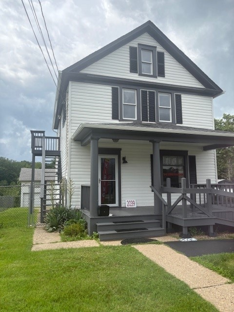 Front of Property - Apartment is Upstaris