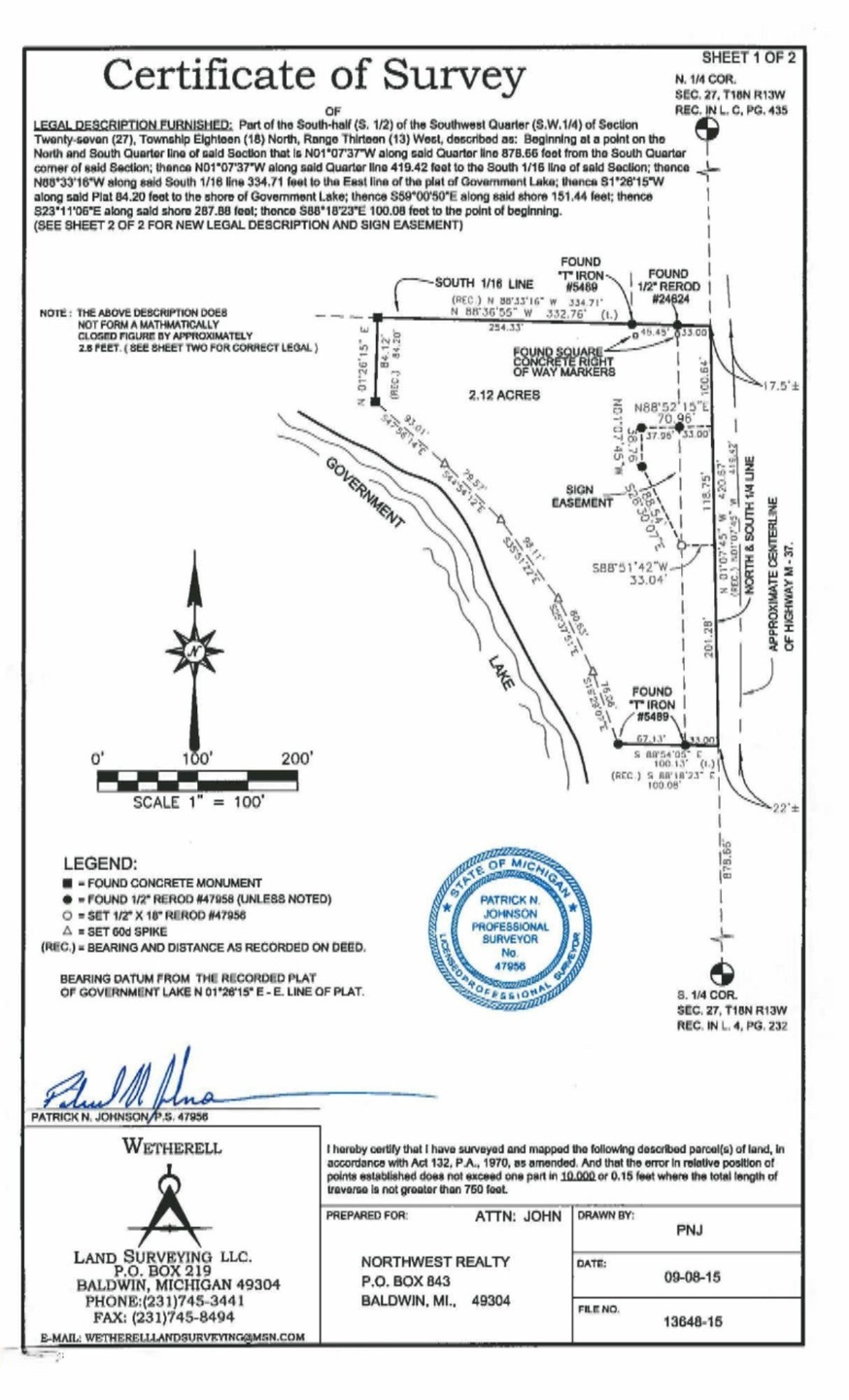 01 Govt Lk M-37, Baldwin, MI 49304 - photo 1