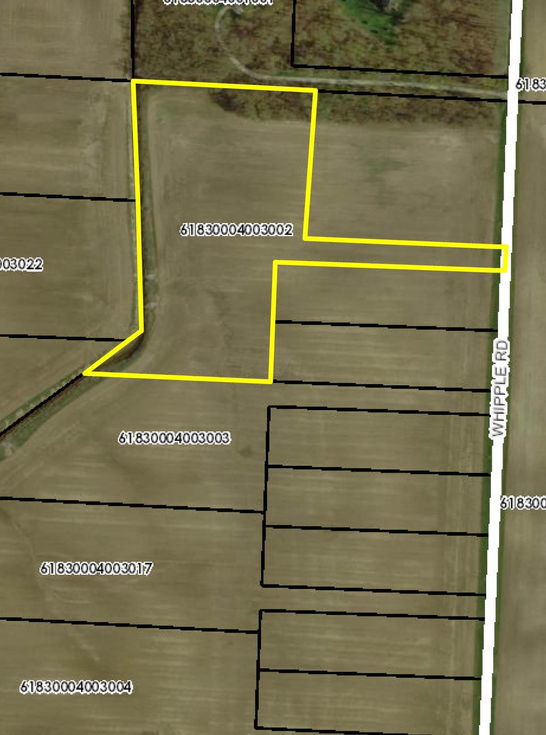 Whipple Rd Lot #13 aerial