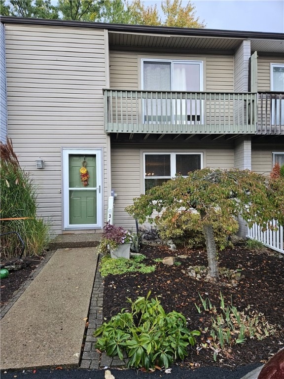 Landscaped front yard
