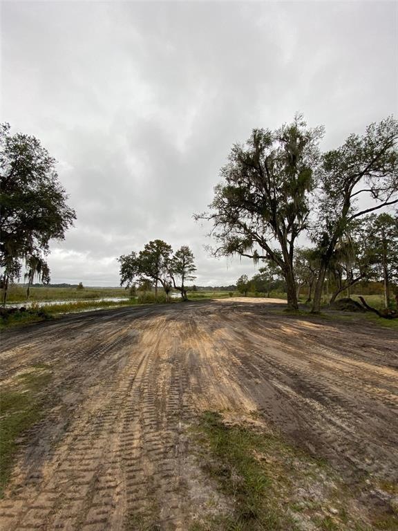 Cleared, waterfront property