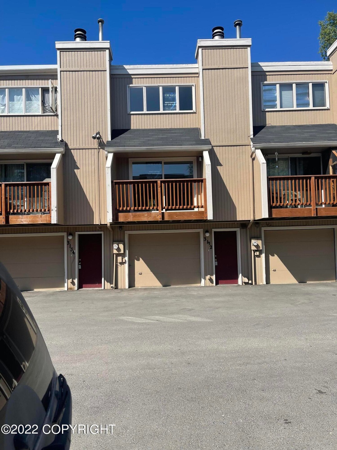 Front of condo