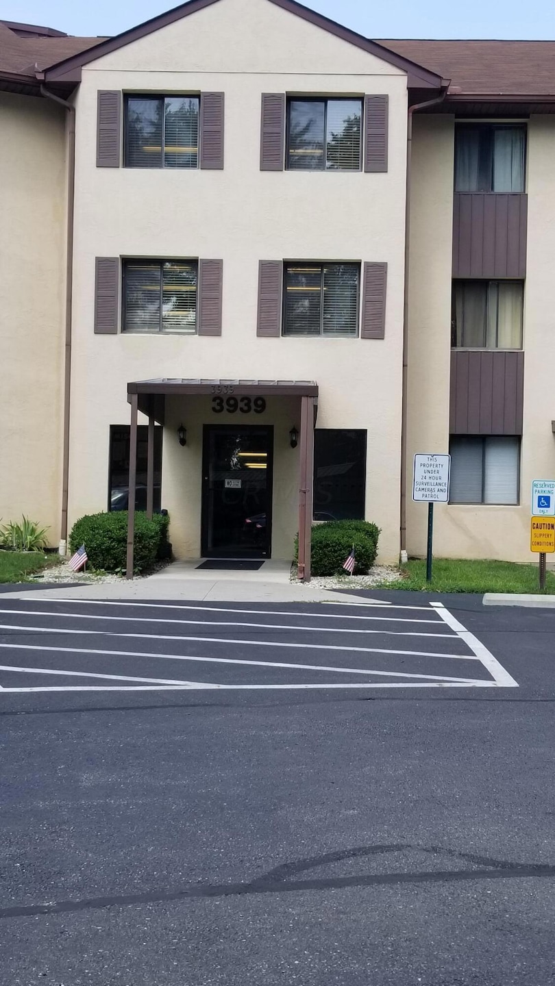 front of bldg