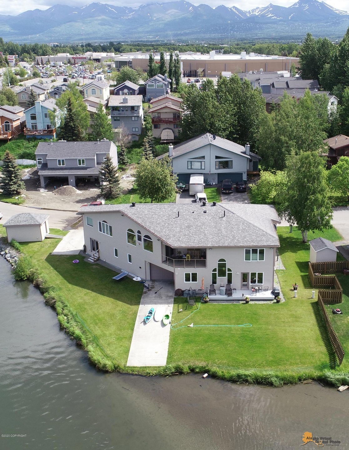 Back of Home on Campbell Lake