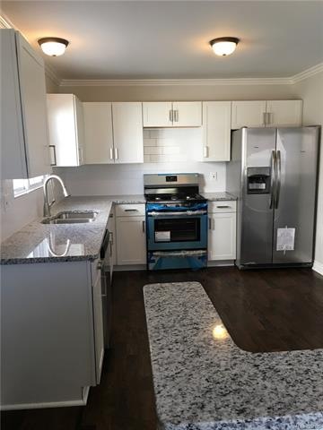 Spacious new kitchen.