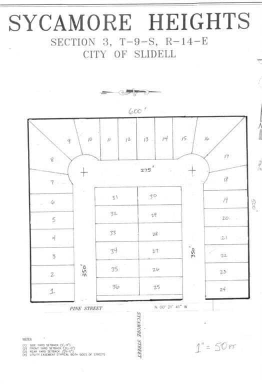 approved subdivision