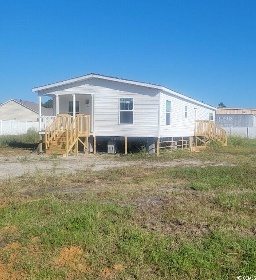 View of back of house