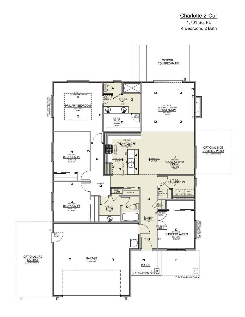 Charlotte TUV (GL) Marketing Floor Plan