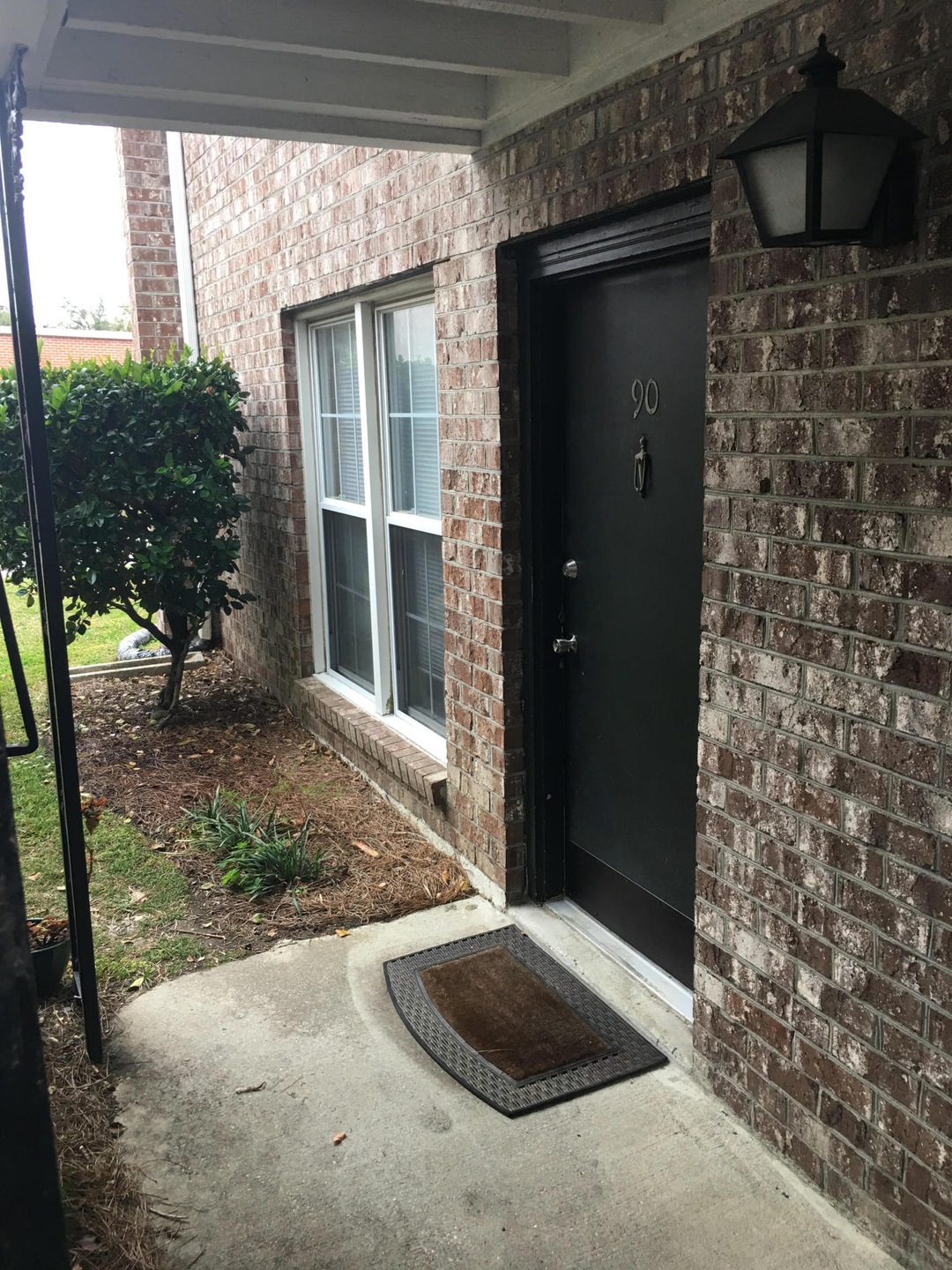Entrance on back